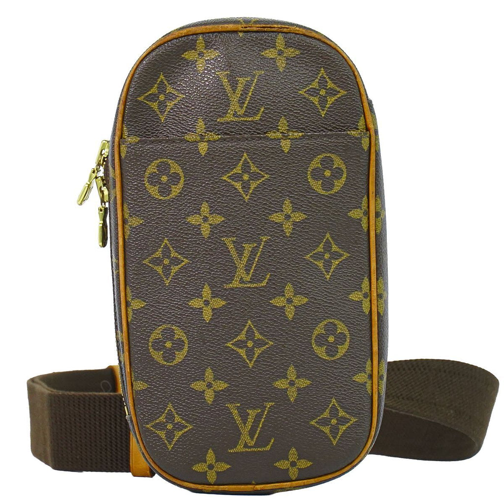 Louis Vuitton LV Pochette Gange Monogram Belt Bag Brown