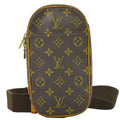 Louis Vuitton LV Pochette Gange Monogram Belt Bag Brown