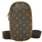 Louis Vuitton LV Pochette Gange Monogram Belt Bag Brown
