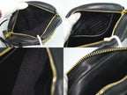 Prada Diagram Chain Shoulder Bag Pochette Leather Black Diagramme — view 8