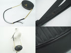 Prada Diagram Chain Shoulder Bag Pochette Leather Black Diagramme — view 6
