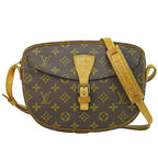 Louis Vuitton LV Jeune Fille Monogram Shoulder Bag Pochette Brown