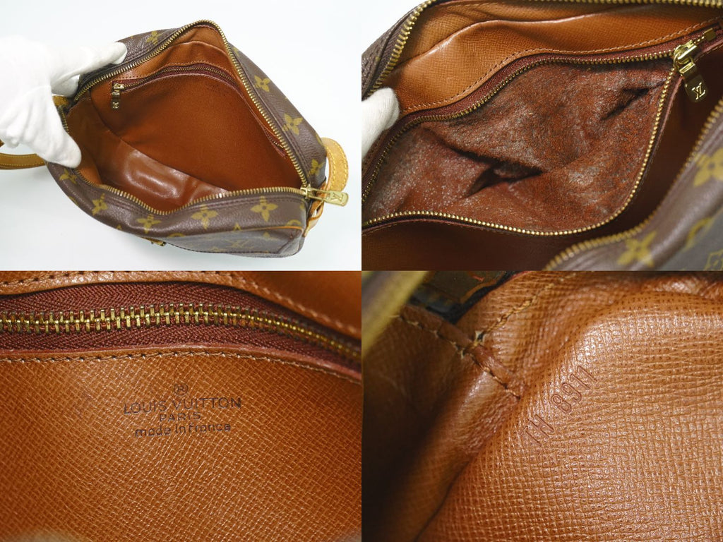 Louis Vuitton LV Jeune Fille Monogram Shoulder Bag Pochette Brown — view 9