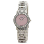 Hermes Clipper Cles Diamond Watch SS