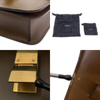 Celine Classic Box Small Shoulder Bag Brown — view 9