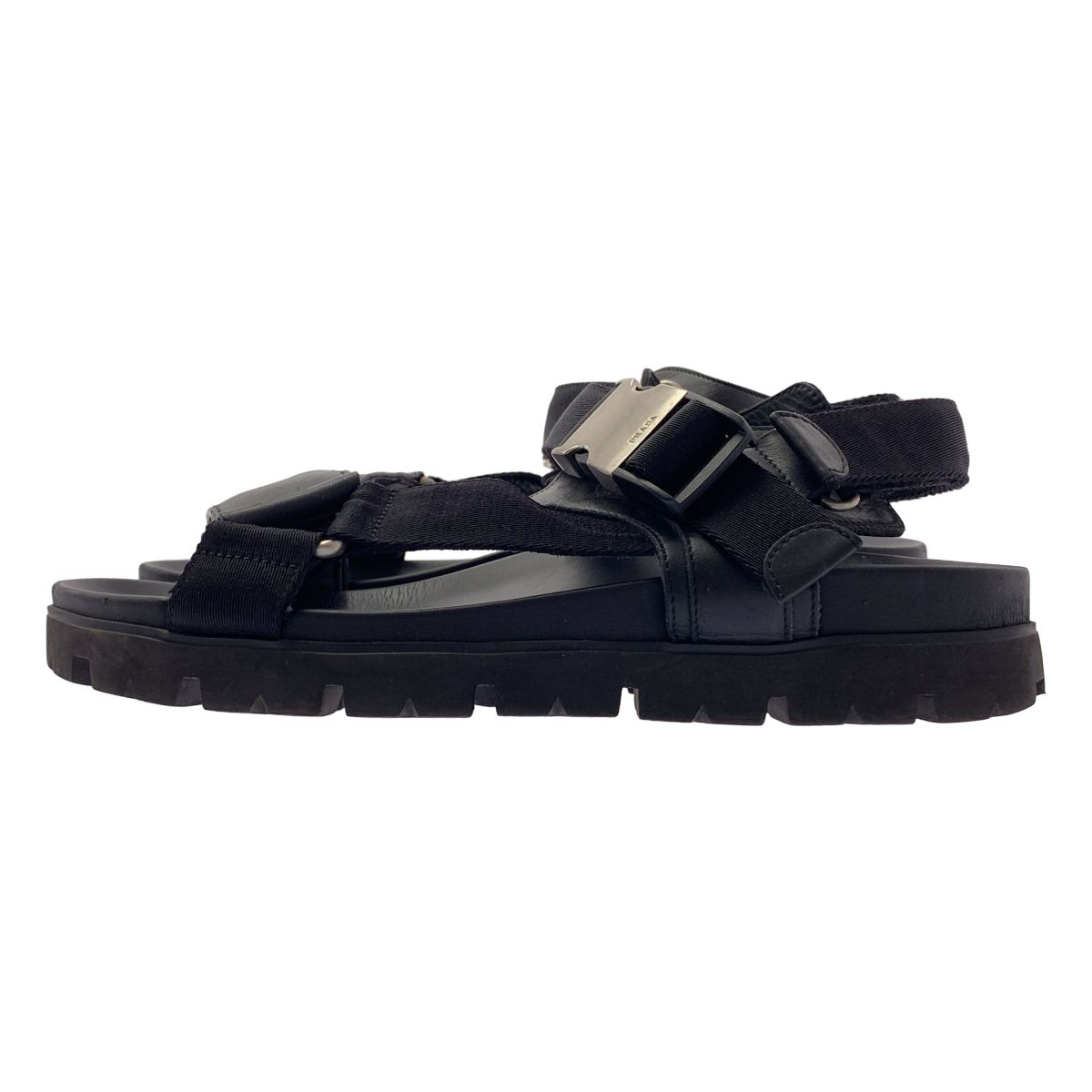 Prada Ankle Strap Sandals 8.5 Black — view 2