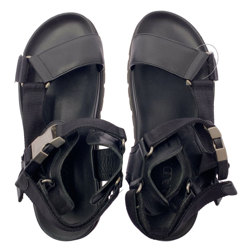 Prada Ankle Strap Sandals 8.5 Black — view 4