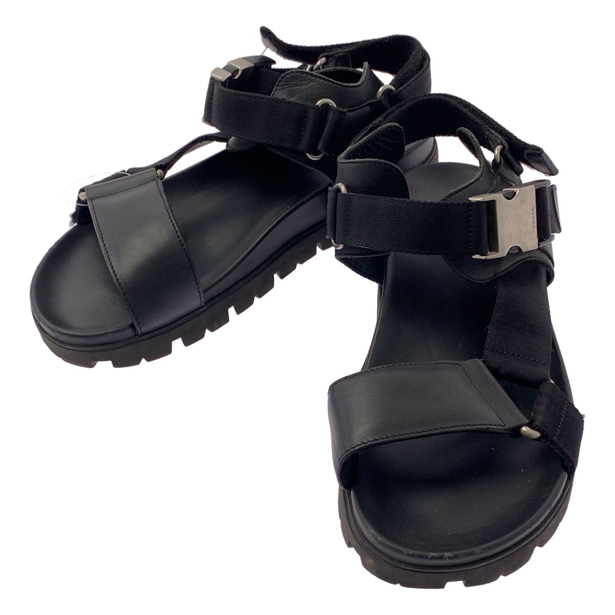 Prada Ankle Strap Sandals 8.5 Black