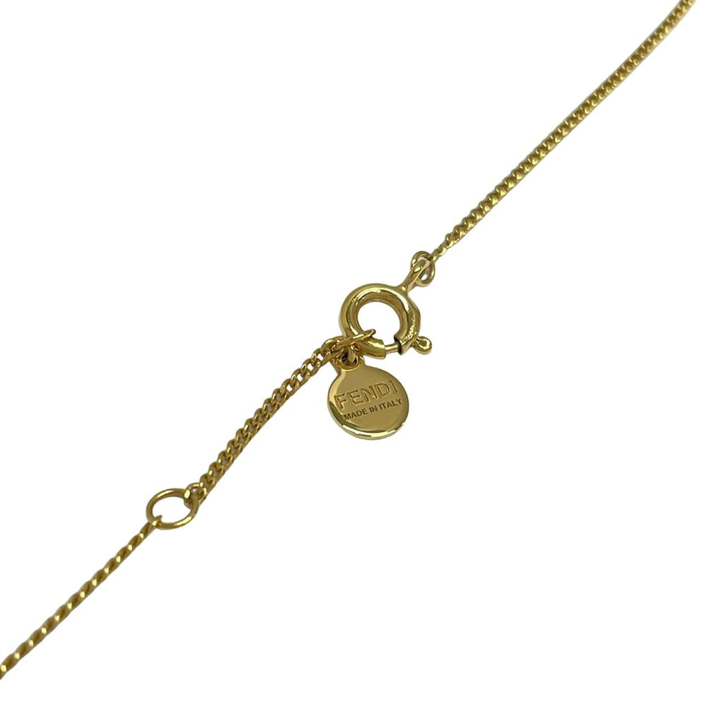 Fendi Necklace Calligraphy Gold — view 4