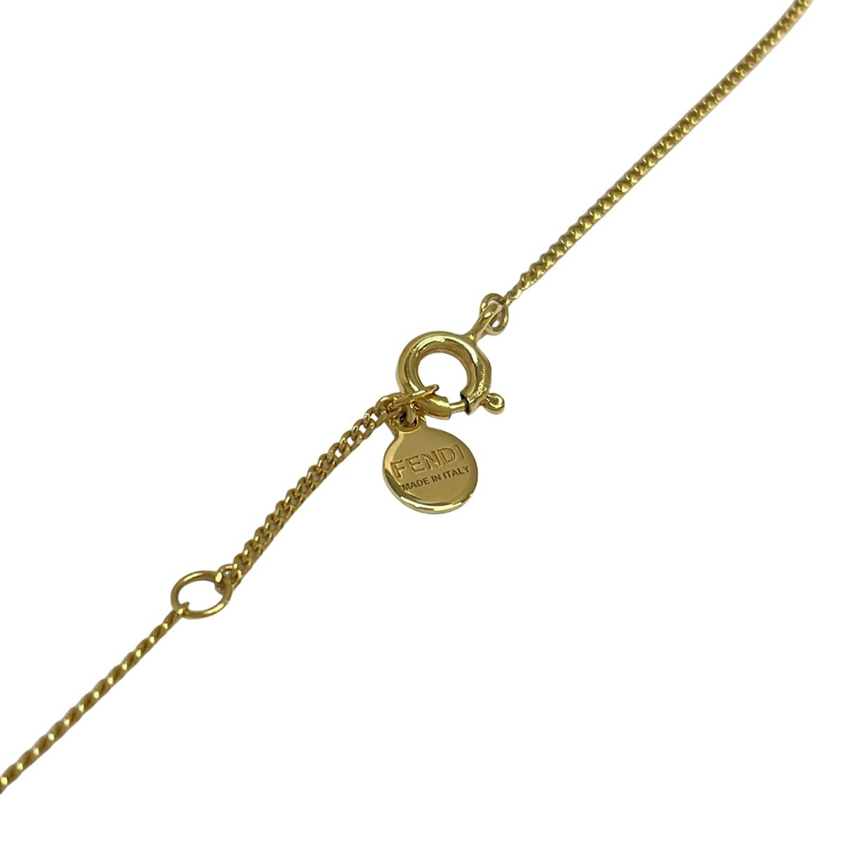 Fendi Necklace Calligraphy Gold — view 4