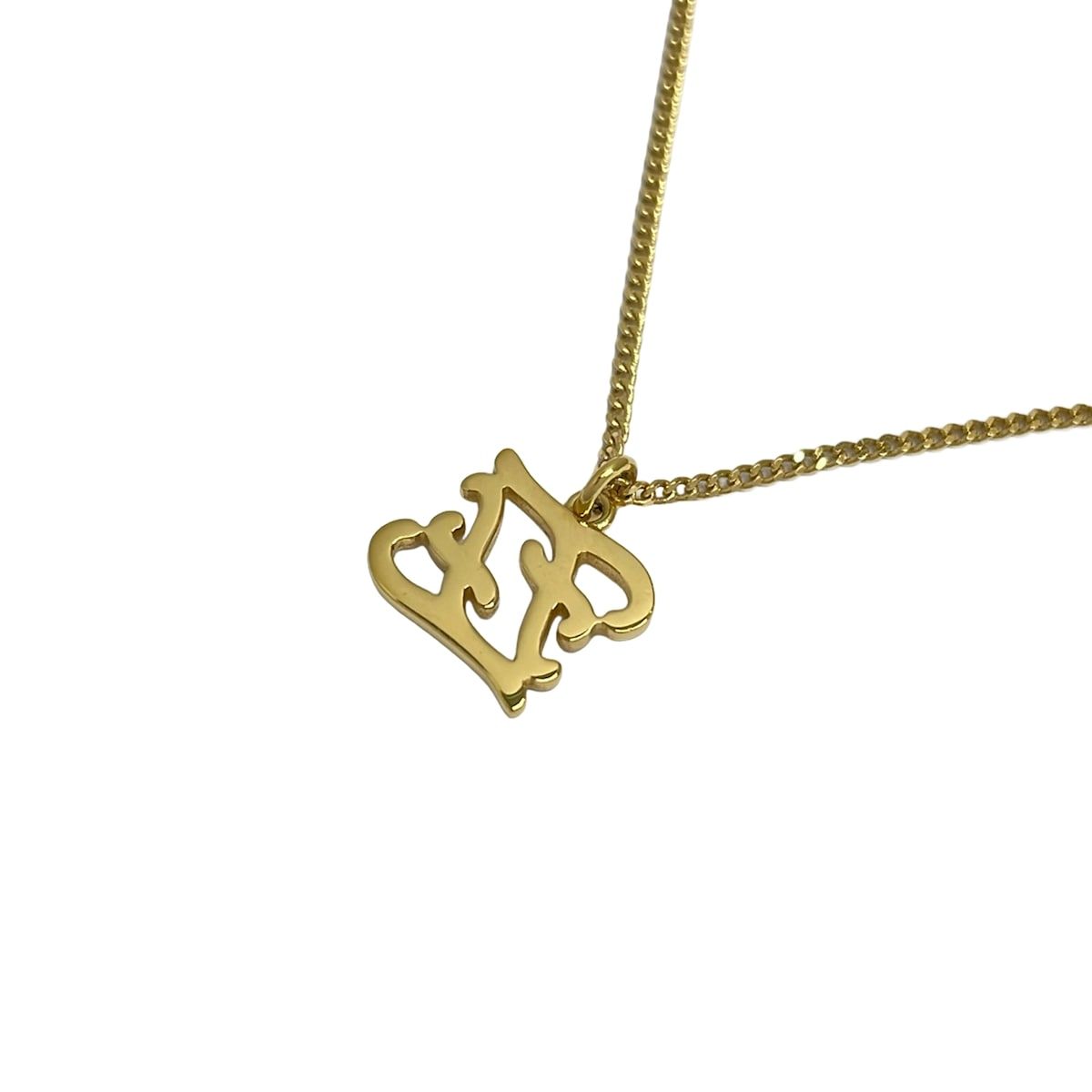 Fendi Necklace Calligraphy Gold — view 3