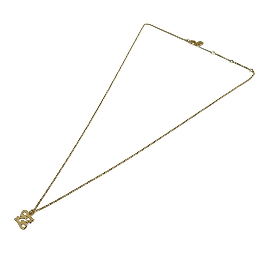 Fendi Necklace Calligraphy Gold — view 2