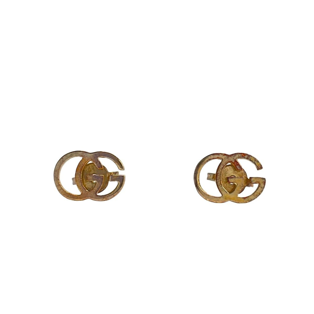 Gucci Earrings Double 18k Yellow Gold