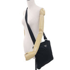Prada Nylon Shoulder Black Messenger — view 9