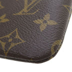 Louis Vuitton Monogram Card & Key Case Pochette Cles S Brown Key Holder — view 4