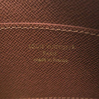 Louis Vuitton Monogram Card & Key Case Pochette Cles S Brown Key Holder — view 9