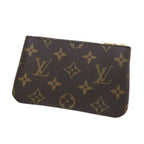 Louis Vuitton Monogram Card & Key Case Pochette Cles S Brown Key Holder — view 3