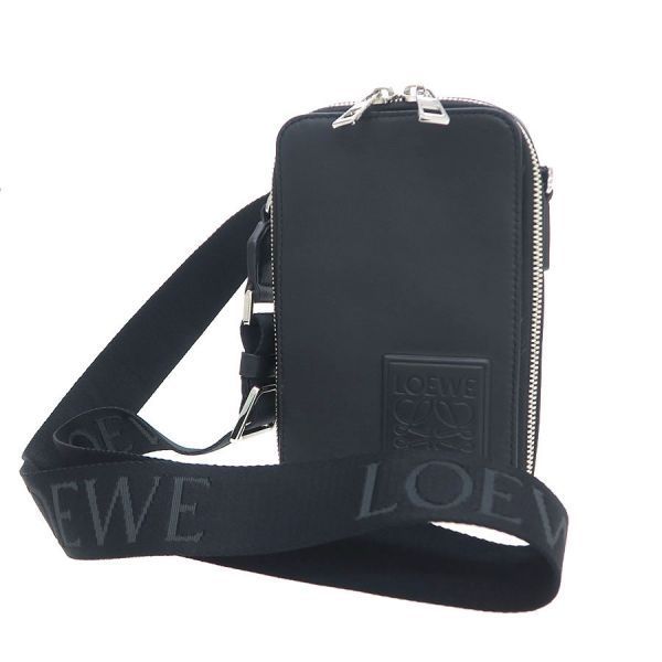 Loewe Vertical Crossbody Pocket Black