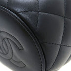 Chanel Quilted Vanity Chain Shoulder Black — view 5
