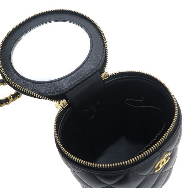 Chanel Quilted Vanity Chain Shoulder Black — view 2
