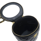 Chanel Quilted Vanity Chain Shoulder Black — view 2