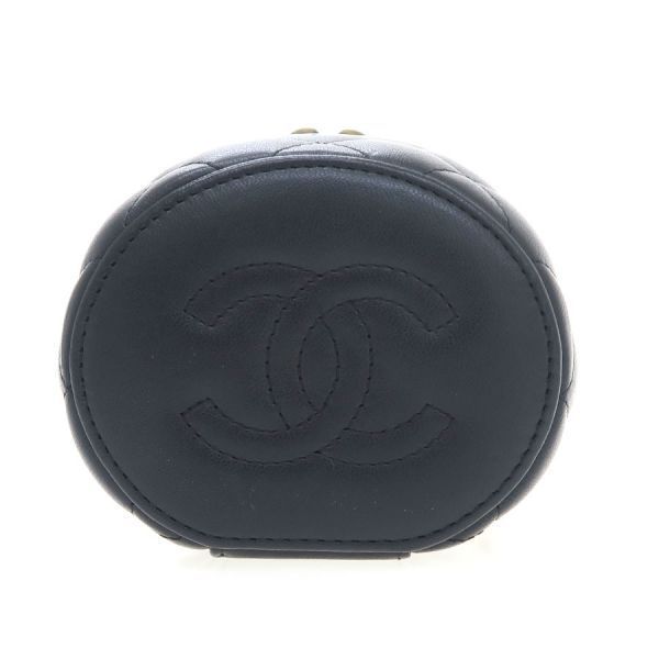 Chanel Quilted Vanity Chain Shoulder Black — view 6