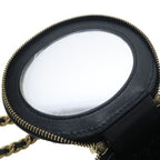 Chanel Quilted Vanity Chain Shoulder Black — view 8