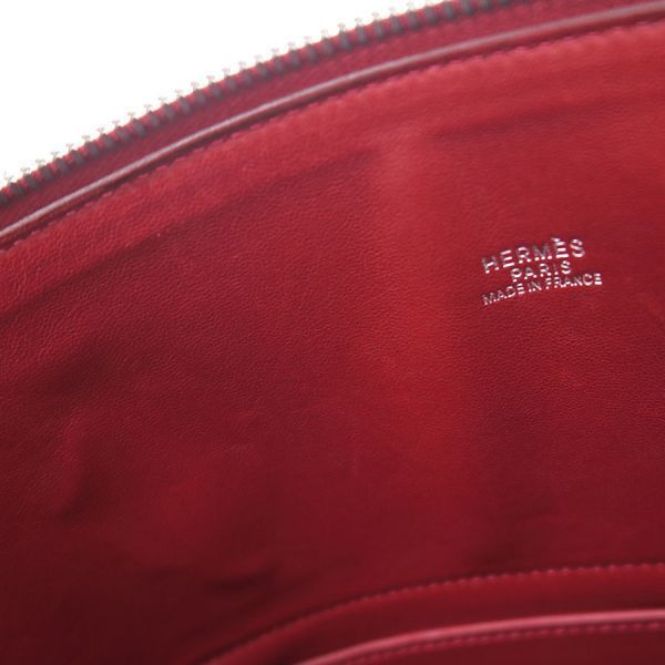 Hermes Bolide 35 Red Handbag — view 9