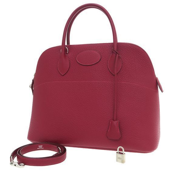 Hermes Bolide 35 Red Handbag