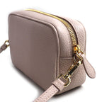 Prada Leather Mini Shoulder Bag Pink Beige — view 2