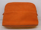 Hermes Bolide Pouch Mini 20 Orange Canvas Case — view 2