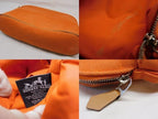 Hermes Bolide Pouch Mini 20 Orange Canvas Case — view 5