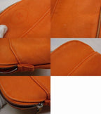 Hermes Bolide Pouch Mini 20 Orange Canvas Case — view 6