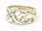 Tiffany & Co Pretty Triple Loving Ring Silver