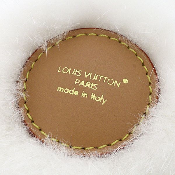 Louis Vuitton Key Holder Vivienne Fur Bag Charm White Blanc — view 4