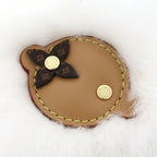 Louis Vuitton Key Holder Vivienne Fur Bag Charm White Blanc — view 3
