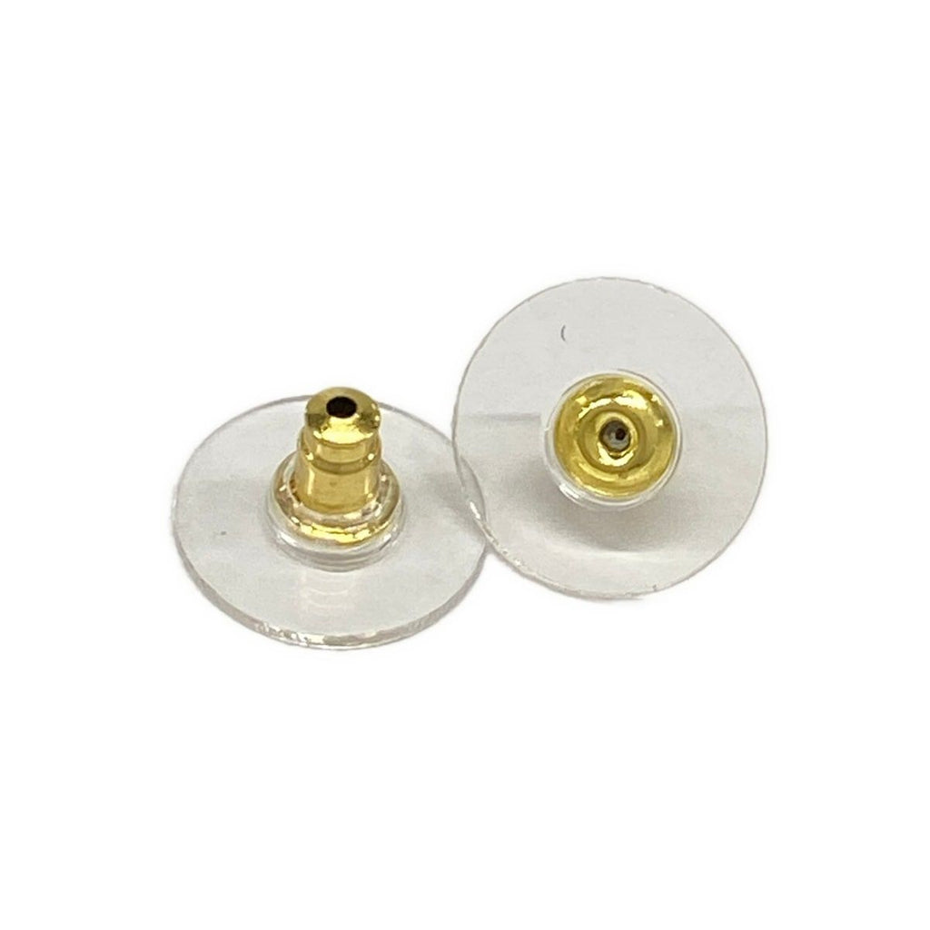 Chanel Earrings CC Logo Gold Black Star — view 6