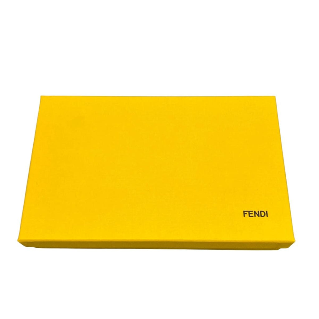 Fendi Wallet Zucca Pattern Dark Brown Beige Multi Zip Around — view 6