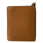 Loewe Bifold Wallet Compact Zip Brown Yellow Anagram Zip Around Leather — view 2