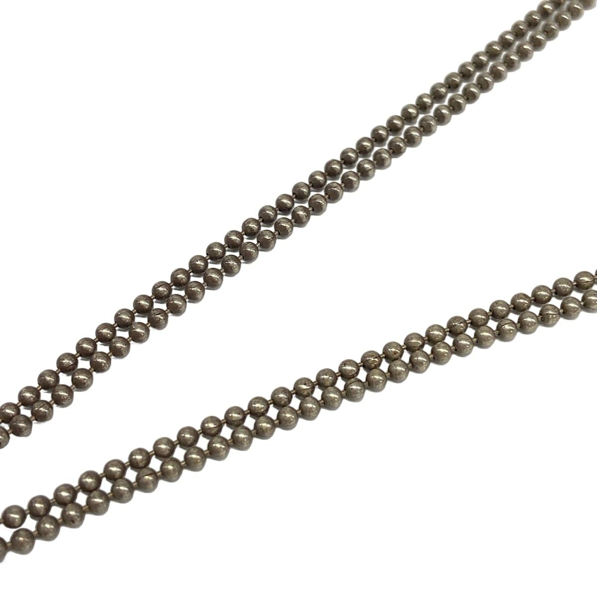 Gucci Necklace Silver 2 Low Ball Chain — view 7