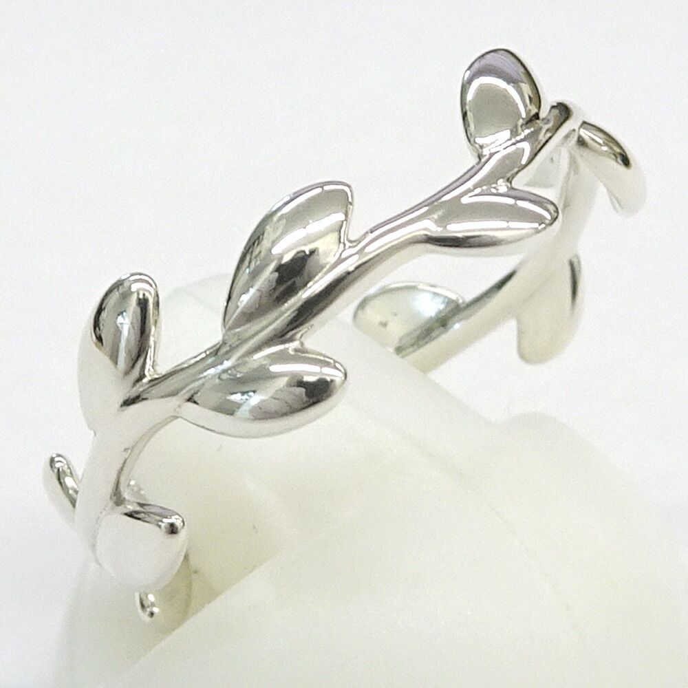 Tiffany & Co Olive Leaf Band Ring Paloma Picasso Silver — view 6