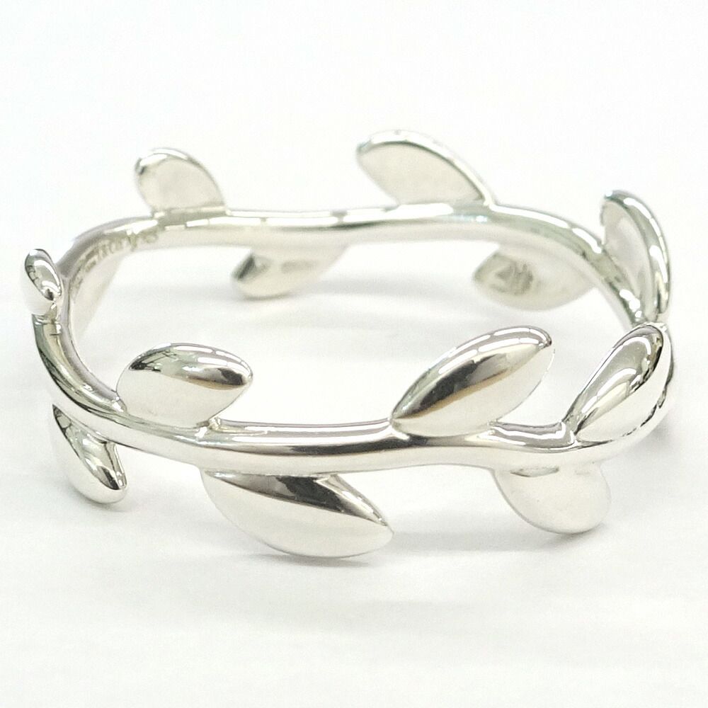 Tiffany & Co Olive Leaf Band Ring Paloma Picasso Silver — view 4