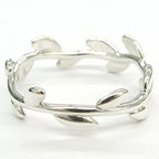 Tiffany & Co Olive Leaf Band Ring Paloma Picasso Silver — view 3