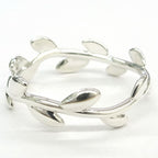 Tiffany & Co Olive Leaf Band Ring Paloma Picasso Silver — view 2