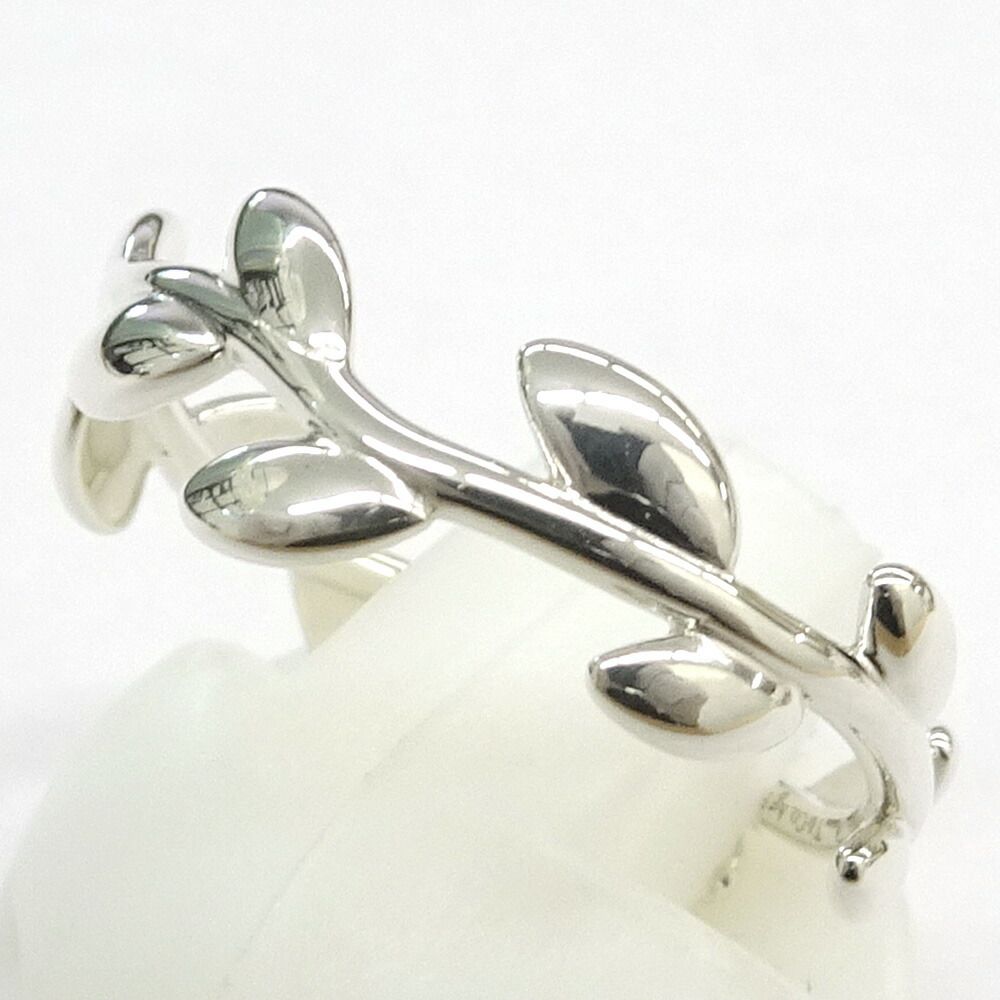 Tiffany & Co Olive Leaf Band Ring Paloma Picasso Silver — view 5