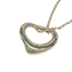 Tiffany & Co Necklace Open Heart Silver Light Purple — view 7