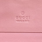 Gucci Bifold Wallet Strawberry Print GG Card Case Beige Red Multi — view 5