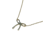 Tiffany & Co Necklace Ribbon Silver — view 3