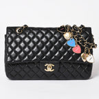 Chanel Quilted 25 Chain Shoulder Bag Valentine's Day Limited CC Logo Lambskin