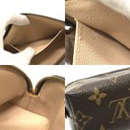 Louis Vuitton Makeup Pouch Pochette Cosmetic PM Monogram Canvas Brown — view 9